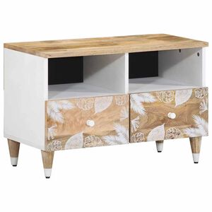 vidaXL Tv-meubel 70x33,5x46 cm massief mangohout
