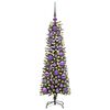 vidaXL Kunstkerstboom met 150 LED Groen 120 cm PVC en Plastic en Staal