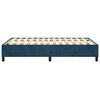 vidaXL Boxspring bed 120x200 cm fluweel donkerblauw