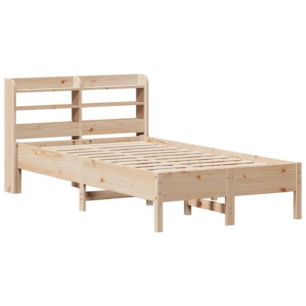 vidaXL Bedframe zonder matras massief grenenhout 75x190 cm