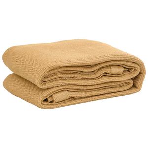 vidaXL Tenttapijt 250x500 cm HDPE zandkleurig