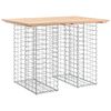 vidaXL Tuintafel schanskorfontwerp 100x70x72 cm massief grenenhout