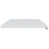 vidaXL Raamsokkel Wit 160 x 50 x 4,5 cm PVC