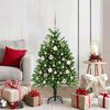 vidaXL Kerstboom met 150 LED met standaard Groen 120 cm PE