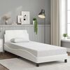vidaXL Bedframe "Dover" kunstleer wit 90x200 cm