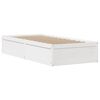 vidaXL Bedframe zonder matras massief grenenhout wit 90x190 cm