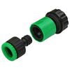 vidaXL Tuinslang 5-Lags Groen en Geel 1 / 2'' 10 m PVC