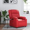 vidaXL Fauteuil verstelbaar kunstleer rood