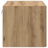 vidaXL Wandkast artisanaal eikenkleurig 50 x 42.5 x 40 cm Bewerkt hout