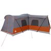 vidaXL Tent met dak met opslag Grijs en Oranje 680 x 510 x 210 cm