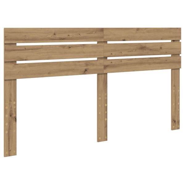 vidaXL Hoofdbord Artisan Eiken 200 cm Bewerkt hout