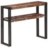 vidaXL Wandtafel 90x30x75 cm massief gerecycled hout