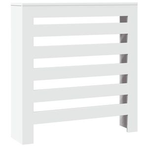 vidaXL Radiatorombouw 78x20x82 cm bewerkt hout wit