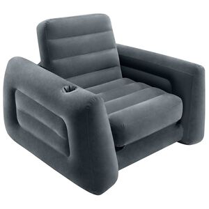 Intex Stoel uitklapbaar 117x224x66 cm donkergrijs