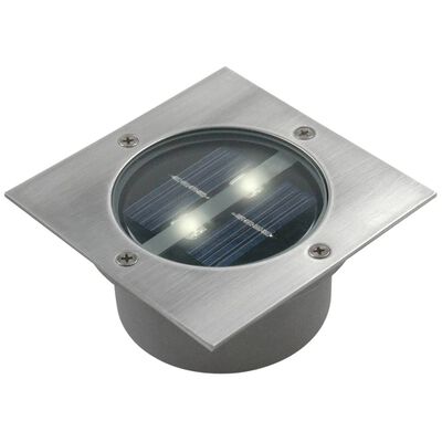 Ranex Spotlight op zonne-energie vierkant 0,12 W zilver 5000.198
