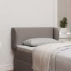 vidaXL Hoofdbord oor Taupe 40 x 23 x 6 cm Stof