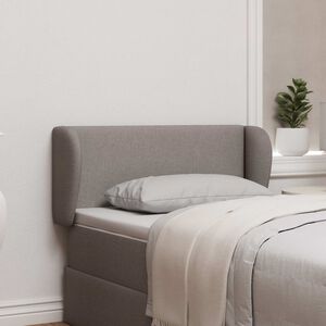 vidaXL Hoofdbord oor Taupe 40 x 23 x 6 cm Stof