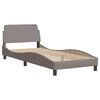 vidaXL Bedframe zonder matras "Hvar" 90x200 cm stof taupe