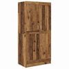 vidaXL Kledingkast Oudhout 82,5 x 51,5 x 180 cm Bewerkt hout