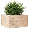 vidaXL Plantenbak 80x80x46 cm massief grenenhout