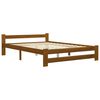 vidaXL Bedframe met 4 lades massief grenenhout honingbruin 140x200 cm
