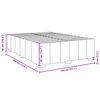 vidaXL Boxspring met matras stof lichtgrijs 140x190 cm