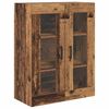 vidaXL Highboard met lade Oud Hout 69,5 x 34 x 180 cm Bewerkt hout