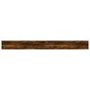 vidaXL Wandschappen 4 st 100x10x1,5 cm bewerkt hout gerookt eikenkleur