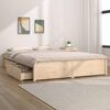 vidaXL Bedframe met lades 140x200 cm