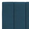 vidaXL Bed met matras "Hanko" fluweel blauw 140x200 cm