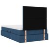 vidaXL Opslag bed met matras met opslag Blauw 120 x 200 cm Nep Leer