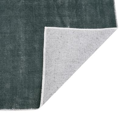vidaXL Vloerkleed wasbaar opvouwbaar 180x270 cm polyester grijs