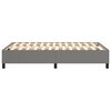 vidaXL Boxspring bed 120x200 cm stof donkergrijs