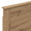 vidaXL Hoofdbord met hoofdeinde Artisan Eiken 75 cm Bewerkt hout