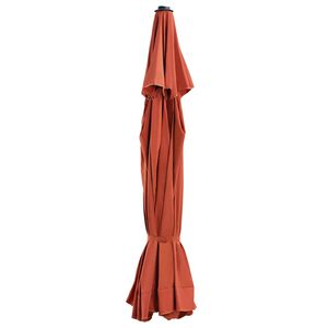 vidaXL Vervangingsdoek voor parasol 500 cm terracottakleurig