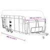 vidaXL Caravan dakbedekking 800x300 cm vliesvlies grijs
