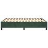 vidaXL Boxspring bed 140x200 cm fluweel donkergroen
