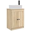 vidaXL Badkamermeubel met Wasbak Sonoma Eiken 54 x 35 x 83 cm