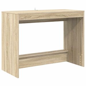 vidaXL Bed Bureau Sonoma Eiken 100 x 45 x 75 cm Bewerkt hout
