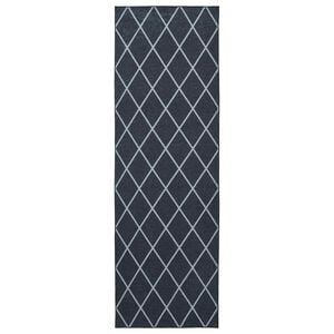 vidaXL Vloerkleedloper ORIZ 1150 gsm Zwart gaaspatroon