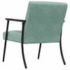 vidaXL Fauteuil Zeegroen 59 x 75 x 78 cm Fluweel