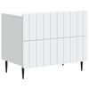 vidaXL Nachtkastje met lade Wit 62 x 34,5 x 49,5 cm Bewerkt hout