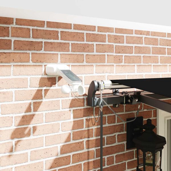 vidaXL Luifeldoek met Zwart 400 &times; 300 cm Polyester