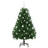 vidaXL Kunstkerstboom met 150 LED Groen 150 cm PVC en Metaal