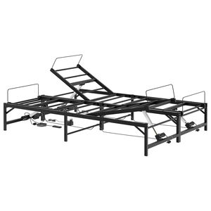 vidaXL Elektrisch Verstelbaar Bedframe Zwart 120 x 190 cm Staal