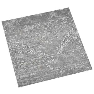 vidaXL Zelfklevende Vloerplanken Betongrijs 30,5 x 30,5 cm 20 st PVC