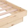 vidaXL Bedframe massief hout 90x200 cm