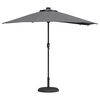 vidaXL Tuinparasol Antraciet 294 x 150 x 223 cm Stof