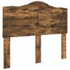 vidaXL Hoofdbord Gerookt eiken Bewerkt hout