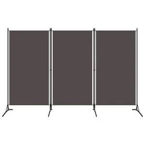 vidaXL Kamerscherm met 3 panelen 260x180 cm antraciet